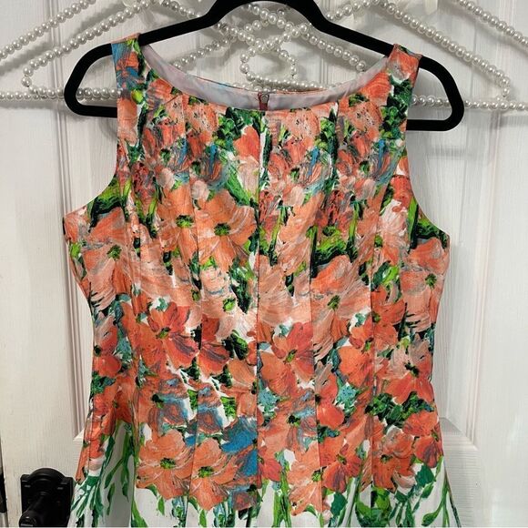 Floral Flare Fit Dress - Picture 2 of 7